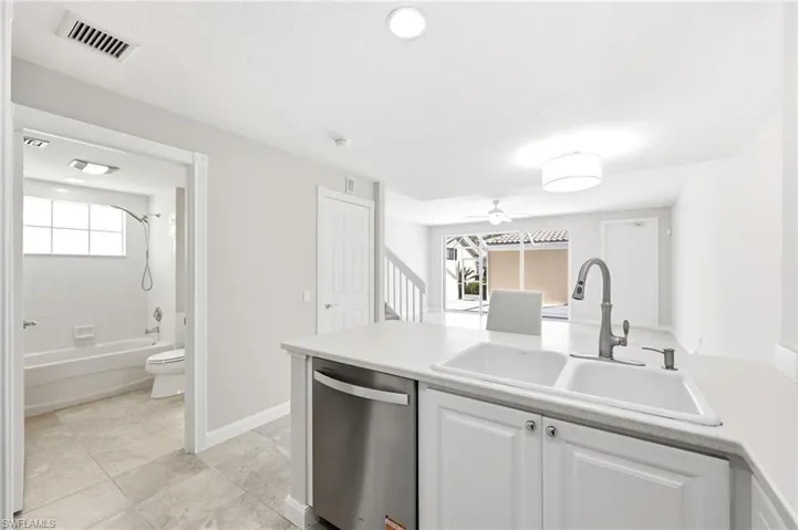 Kitchen with brand-new Oven and Dishwasher