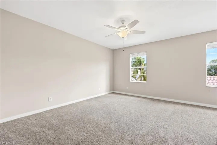 Oversized Bedroom #2 on second floor with space for two Queen-sized beds