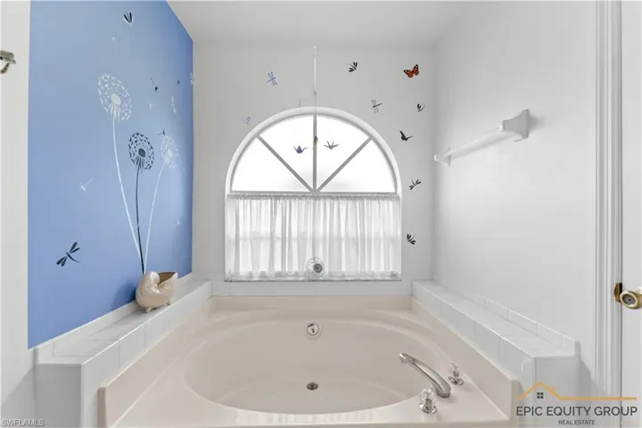 Bathroom with a bath