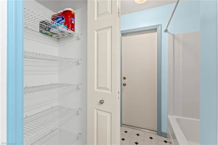 View of closet