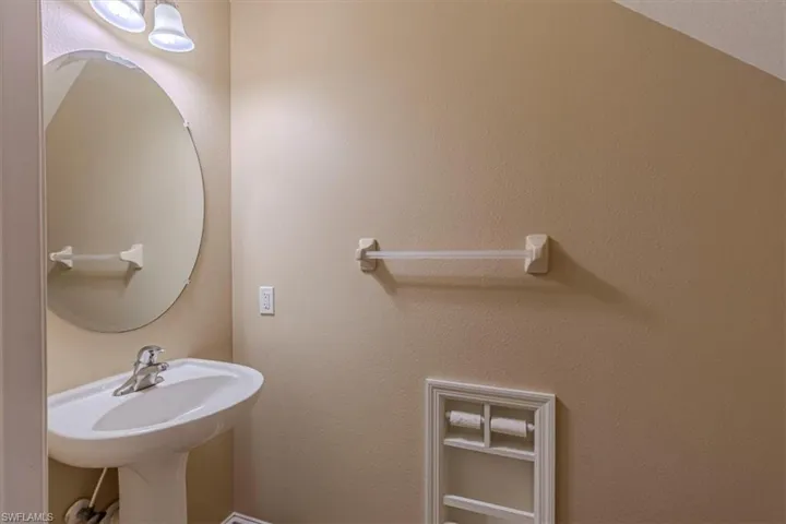 Half Bath on 1st Floor.