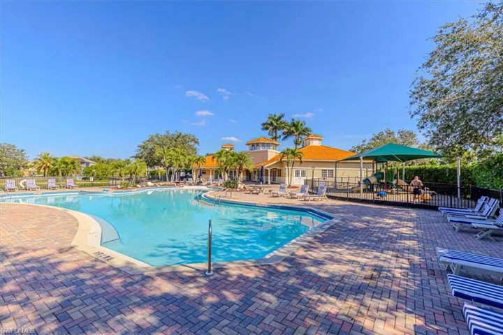 Community Pool w/ Patio, Playground & Spa.
