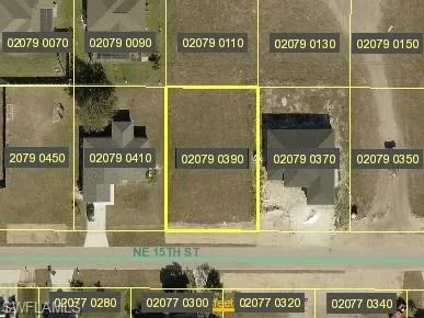 Aerial overview of property's location