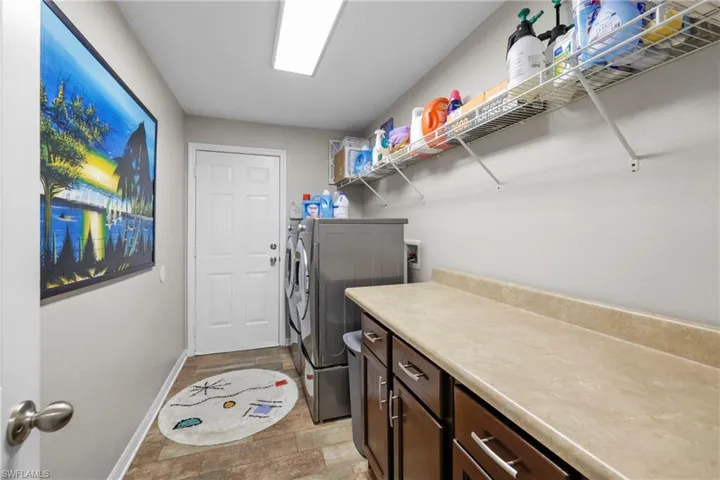 Laundry area with washer and dryer
