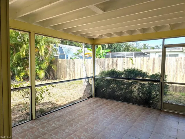 View of screened lanai