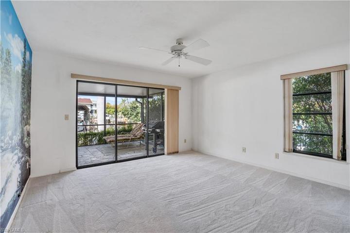 Bedroom 2 with slider to patio