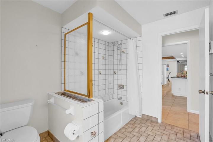 Shower over tub