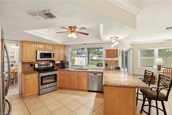 Updated Kitchen with Stainless Appliances