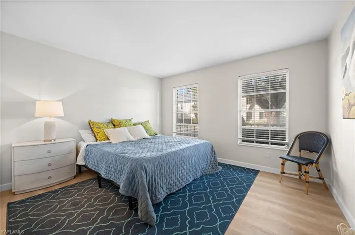 Bedroom featuring light wood finished floors
