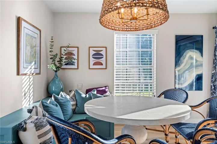 Dining room featuring wood finished floors