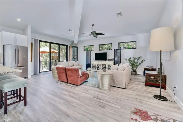 Large living area with Lots of natural lighting