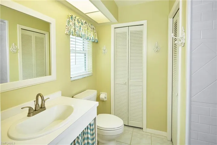 Spacious primary bathroom.