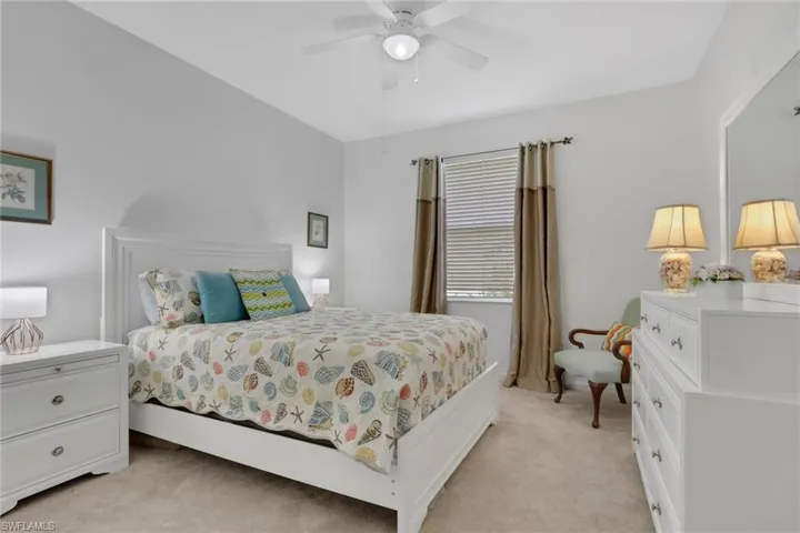 Spacious guest bedroom