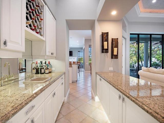 Wet Bar off living room