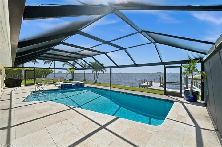 Relax in the pool while you enjoy the view