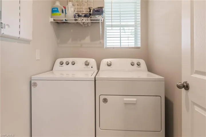 Laundry Room Equipped with Washer and Dryer