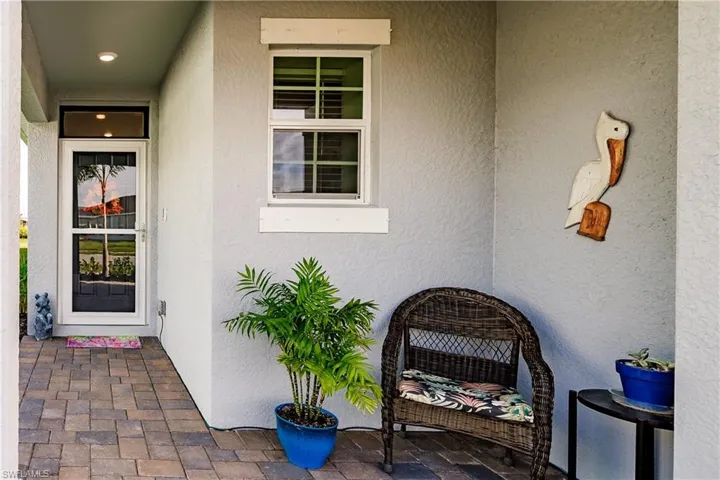 View of exterior entry