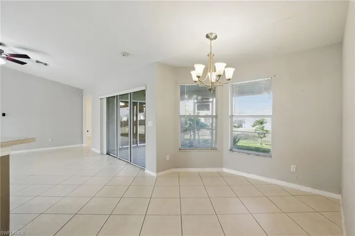 Formal dining area