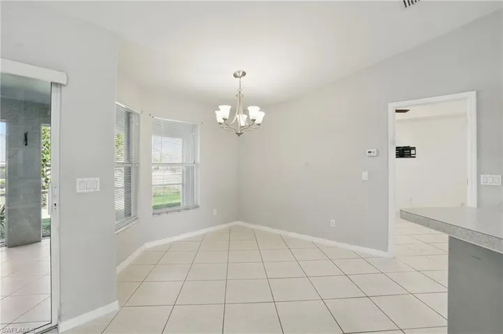 Formal dining area