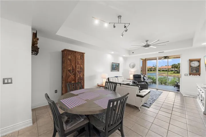 spacious dining