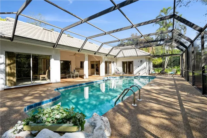 View of pool featuring  patio
