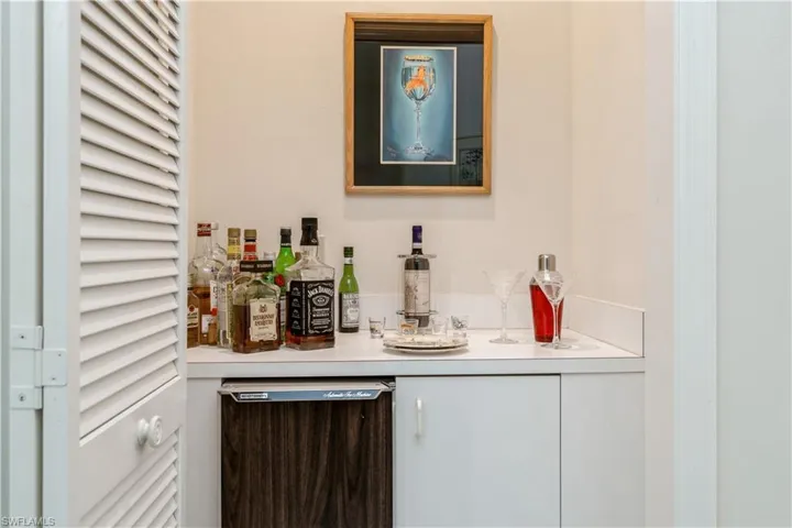 View of bar