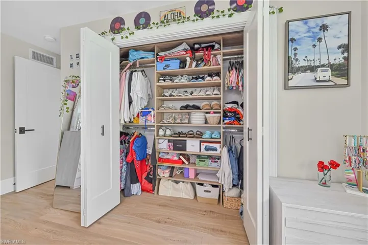 View of closet