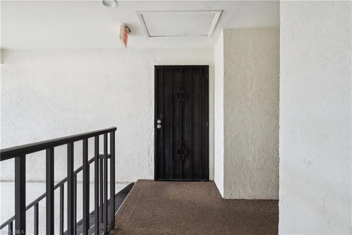 View of exterior entry