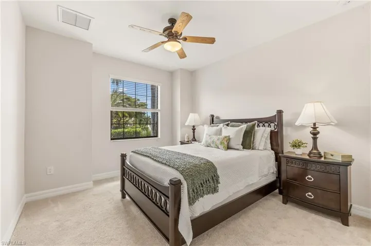 Spacious guest bedroom