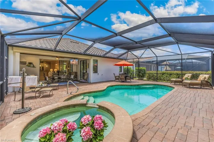 Pool and Spa, view to lanai