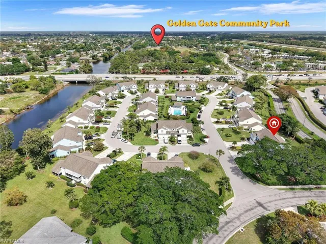 Aerial View of the Community Showing Proximity to Golden Gate Community Park