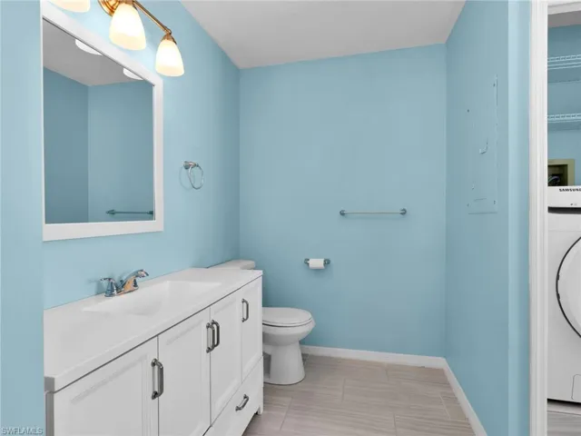 Second Bedroom Ensuite Bathroom and Laundry Area