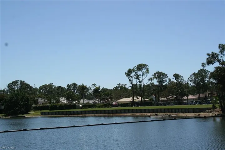 Water view of driving range