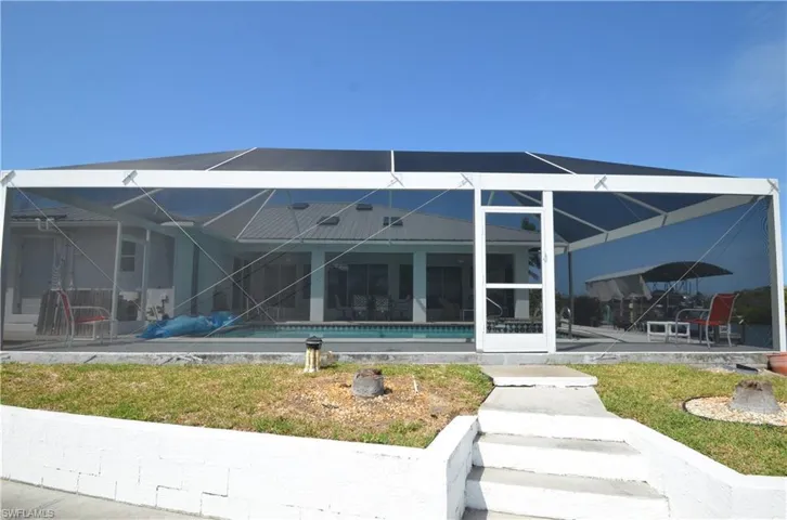 New pool enclosure.
