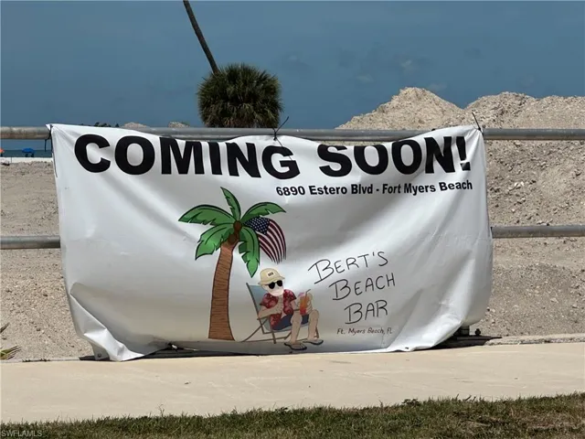 Coming Soon - Bert's Beach Bar - 100 steps away!