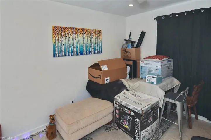View of storage room