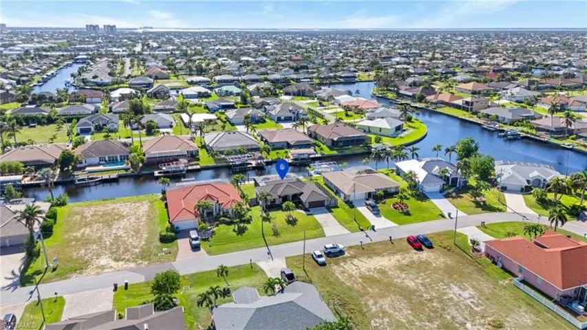 Aerial View of Gulf Access Canal