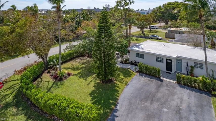 View from above of property
