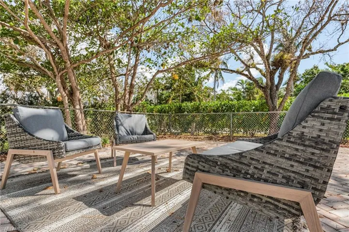 Deck featuring a patio and outdoor furniture