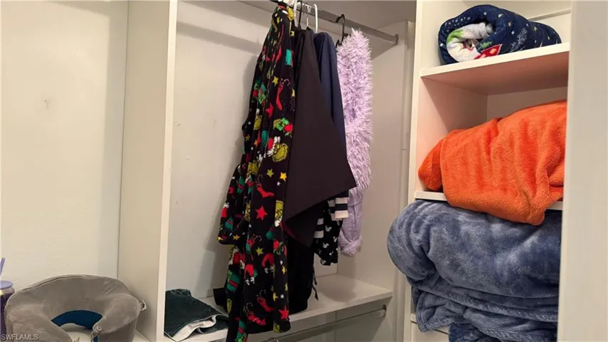 View of spacious closet
