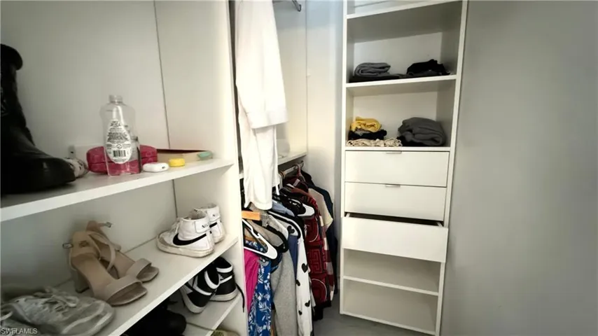 View of closet