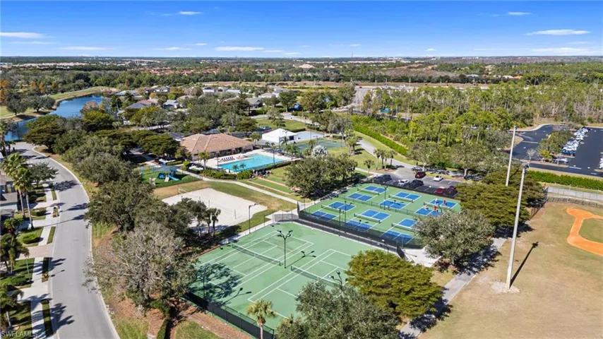 Aerial view of property's location