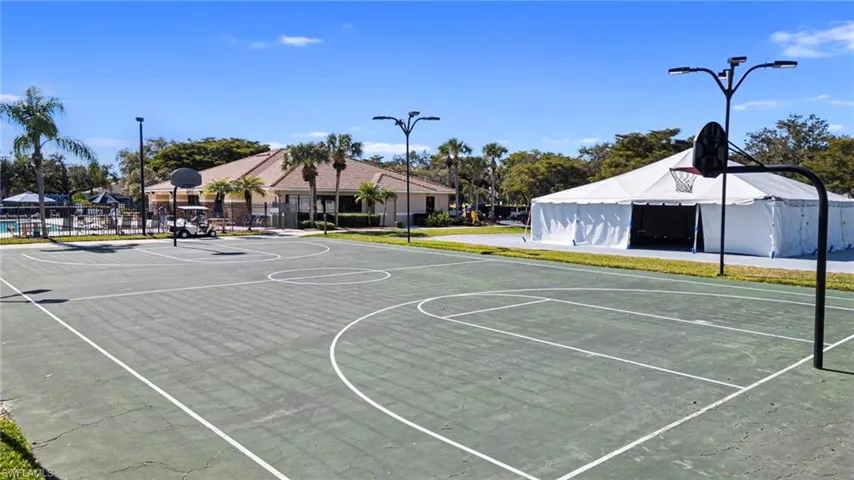 View of sport court with community basketball court