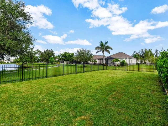 View of yard featuring a water view