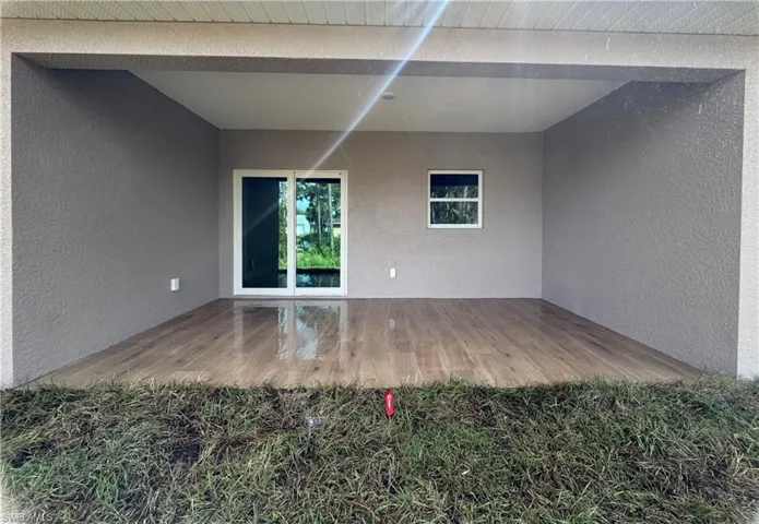 View of patio