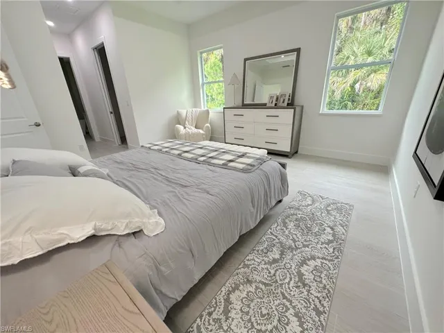 Bedroom featuring light hardwood / wood-style floors