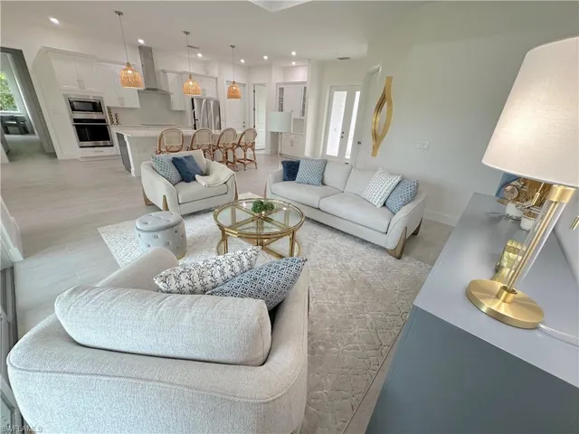 Living room featuring light hardwood / wood-style floors