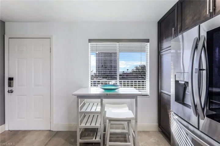 View of dining area