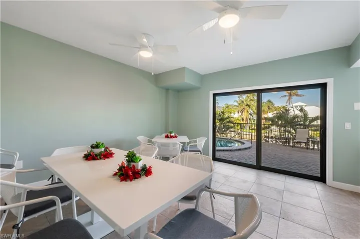 Community room off pool