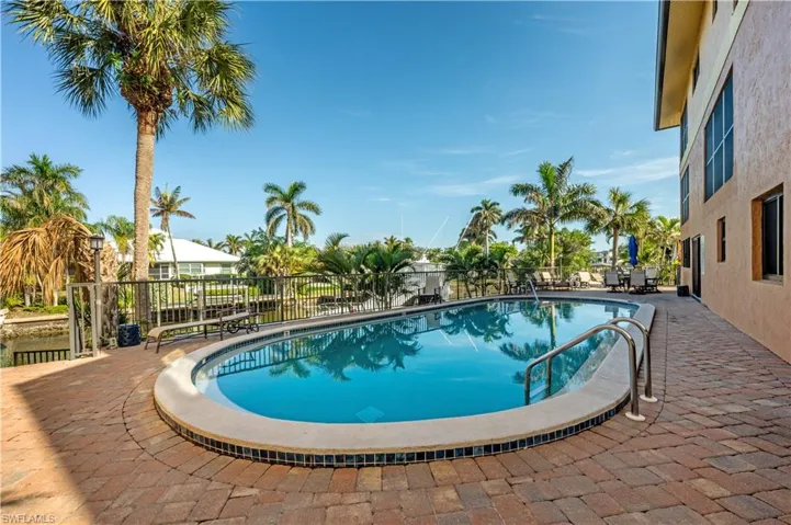 salt water heated pool